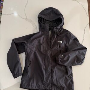 The Women’s North Face Black Waterproof Hooded Jacket